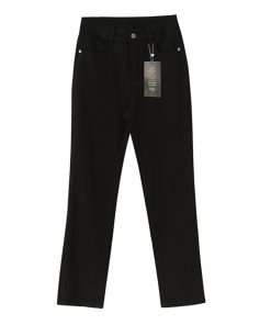 Turkish Bossa Cowboy Ceiling Black Fleece Baguette Jeans - Stylish 90s-Inspired Casual Wear for Trendy Fashion Lovers