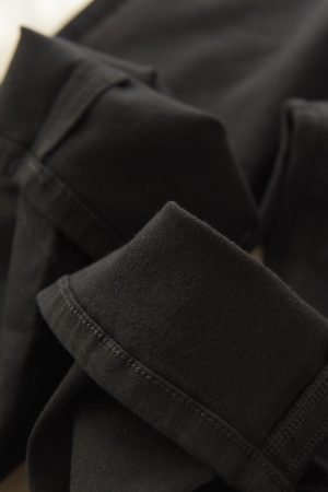 Turkish Bossa Cowboy Ceiling Black Fleece Baguette Jeans - Stylish 90s-Inspired Casual Wear for Trendy Fashion Lovers