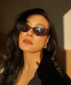 Twisted Geometric Horn Bag Earrings - Trendy Retro Studs for Y2K Fashion and Versatile Everyday Style