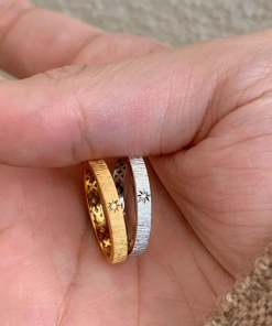 Twisted Starry Thread Ring for Women - Light Luxury 2025 High-End Versatile Index Finger Accessory