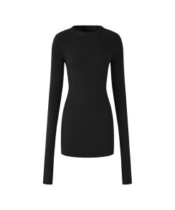 Two-Tone Layered Effect Sweater Dress for Women - Slim Fit Flattering Long Dress for Spring Summer Fashion