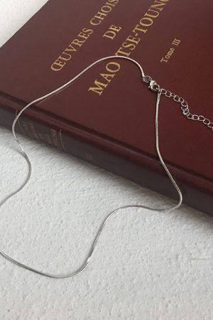 Ultra-Fine Minimalist Snake Bone Necklace â€“ Elegant Light Luxury Clavicle Chain for Everyday Wear, High-End Fashion Accessory