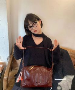 Ultra-Soft Black Scarf Sweater for Women - Trendy Loose V-Neck Knitted Top for Spring & Autumn, Casual Cozy Style