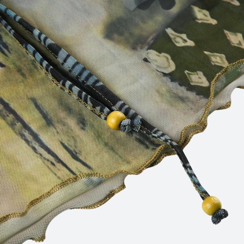 Unapproachable Outfits, Outfit Ideas For 2027 - Bohemian Tie-Up Top Unapproachable Outfits, Outfit Ideas For 2027 - Bohemian Tie-Up Top