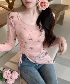 Unique Butterfly Print Mesh Sun Protection Vest with Irregular Drawstring - Women's Summer Two-Piece Set for Stylish Outdoor Looks