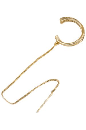 Unique Decorative Tassel Chain Ear Cuff Earrings - Aesthetic Niche Design for Modern Fashion Lovers