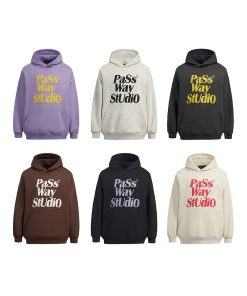 Unisex Basic Logo Hoodie - Casual Loose Fit Fleece Jacket for Spring & Autumn, Trendy Streetwear Style