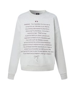 Unisex Casual Crew Neck Sweatshirt with Original Slogan - Trendy Streetwear Jacket for Spring Fashion