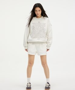 Unisex Casual Crew Neck Sweatshirt with Original Slogan - Trendy Streetwear Jacket for Spring Fashion