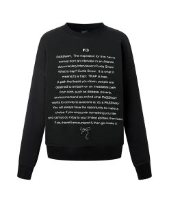 Unisex Casual Crew Neck Sweatshirt with Original Slogan - Trendy Streetwear Jacket for Spring Fashion