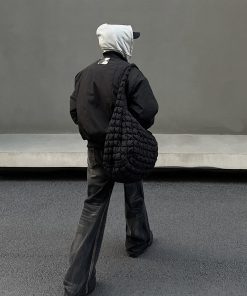 Unisex Deconstructed Pilot Jacket with Multiple Zippers, Trendy Cotton Baseball Style for Spring & Autumn, American High Street Vibe