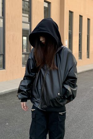 Unisex Hooded Jacket 2025 Spring Autumn Fashion Loose Fit Casual Top American Style