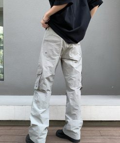 Unisex Legal Alien Vintage Casual Wide-Leg Straight Pants - Trendy High Street Style for 90s Inspired Fashion