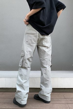 Unisex Legal Alien Vintage Casual Wide-Leg Straight Pants - Trendy High Street Style for 90s Inspired Fashion