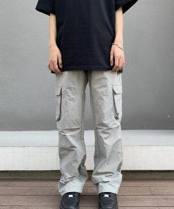 Unisex Legal Alien Vintage Casual Wide-Leg Straight Pants - Trendy High Street Style for 90s Inspired Fashion