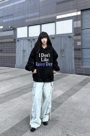 Unisex Loose Fit Lightning Print Hoodie - Trendy American High Street Sweatshirt for Couples, Unique Design, Urban Style