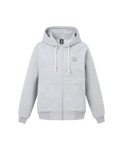 Unisex Oversized Smiley Face Zipper Hoodie Jacket - Trendy Korean Style Streetwear for Casual Looks