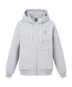 Unisex Oversized Smiley Face Zipper Hoodie Jacket - Trendy Korean Style Streetwear for Casual Looks