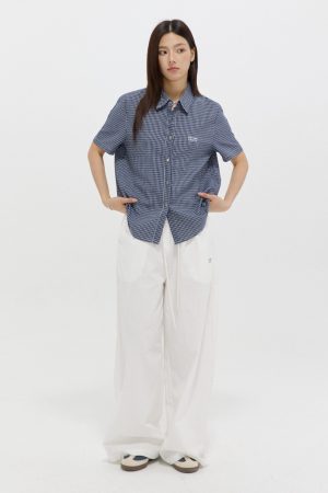 Unisex Plaid Loose Fit Checkered Shirt Jacket - Casual Thin Overshirt for Men and Women - 90s Inspired Fashion