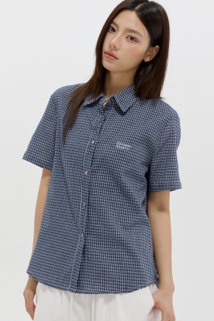 Unisex Plaid Loose Fit Checkered Shirt Jacket - Casual Thin Overshirt for Men and Women - 90s Inspired Fashion