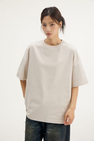 Unisex Solid Color Short Sleeve T-Shirt - Lightweight Base Layer Top for Spring/Summer 2025 - Versatile Everyday Essential