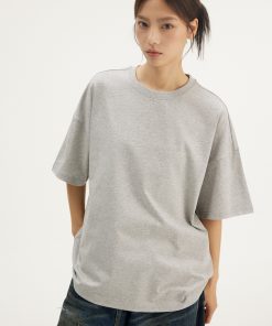 Unisex Solid Color Short Sleeve T-Shirt - Lightweight Base Layer Top for Spring/Summer 2025 - Versatile Everyday Essential