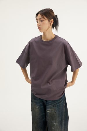 Unisex Solid Color Short Sleeve T-Shirt - Lightweight Base Layer Top for Spring/Summer 2025 - Versatile Everyday Essential