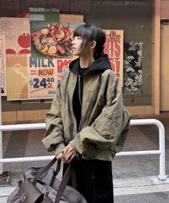 Unisex Tie-Dye Bomber Flight Jacket - Faux Two-Piece Short Coat for Couples - Trendy Spring Autumn Fashion