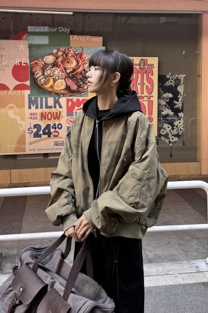 Unisex Tie-Dye Bomber Flight Jacket - Faux Two-Piece Short Coat for Couples - Trendy Spring Autumn Fashion