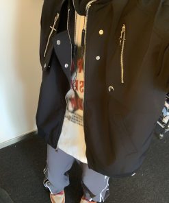 Unisex Zipper Work Jacket - Trendy American High Street Design, Spring Autumn Pilot Style, Couples Baseball Jacket