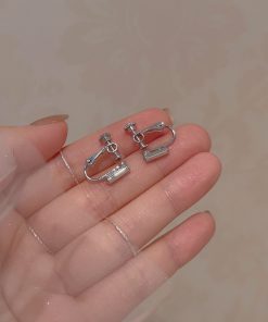 Universal Ear Clip Converter for Women, Invisible Painless Earrings, No Ear Holes Design, Mosquito Coil Plate Accessories