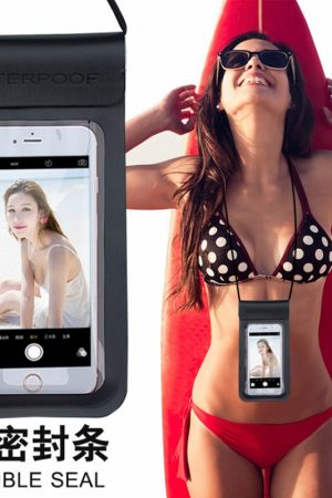 Universal Waterproof Phone Pouch for Diving & Underwater Photography - Touchscreen Case for Apple & Android Smartphones