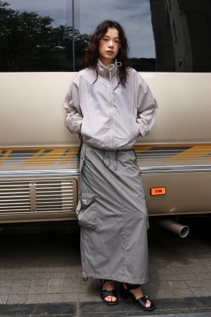 UPF50+ UV Protection Outdoor Work Skirt for Women, Cool Feeling Design with Back Slit, Perfect for Summer Activities