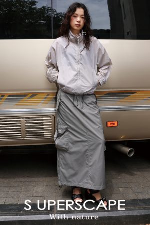 UPF50+ UV Protection Outdoor Work Skirt for Women, Cool Feeling Design with Back Slit, Perfect for Summer Activities