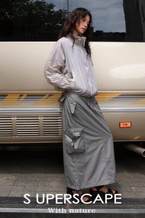 UPF50+ UV Protection Outdoor Work Skirt for Women, Cool Feeling Design with Back Slit, Perfect for Summer Activities