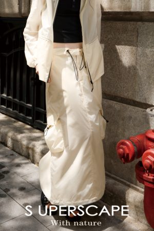 UPF50+ UV Protection Outdoor Work Skirt for Women, Cool Feeling Design with Back Slit, Perfect for Summer Activities