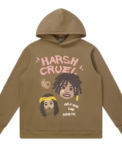 Urban Graffiti Hand-Drawn Braid Pattern Little Black Fleece Hoodie for Street Style Enthusiasts