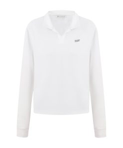 V-neck Long Sleeve T-shirt for Women - Casual Commuting Top, Comfortable Solid Color, Loose Fit, Fashion Essential