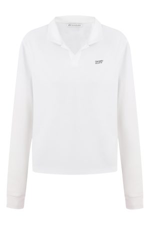 V-neck Long Sleeve T-shirt for Women - Casual Commuting Top, Comfortable Solid Color, Loose Fit, Fashion Essential