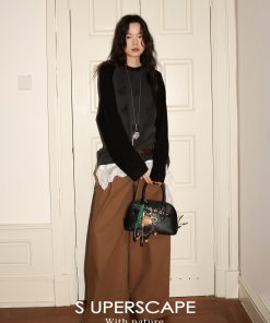 Velvet Feel Thermal Long Sleeve T-Shirt with Nine-Grid Pattern - Cozy Casual Style for Fall and Winter