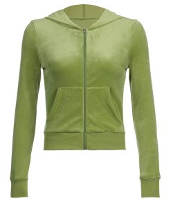 Velvet Hooded Zipper Jacket with Flared Pants Set for Women - Autumn Winter Two-Piece Outfit, Trendy Casual Style