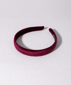 Versatile Black Velvet Headband - Minimalist Retro Hair Accessory for Women, Perfect for Autumn & Winter, Chic High-End Style