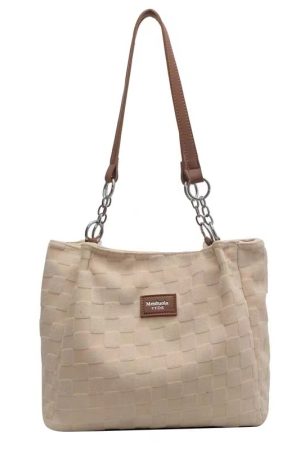 Versatile Canvas Tote Bag for Women - Large Capacity High-End Handheld & Shoulder Bag for Class and Commuting - 2025 Fashion Style
