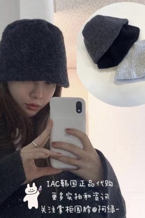 Versatile Knitted Bucket Hat for Autumn & Winter - Comfortable Plush Grainy Fisherman Style - Trendy Korean Fashion Accessory