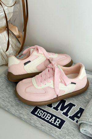 Versatile White Sneakers for Women, Ugly-Cute Thick-Soled Training Shoes, Breathable Casual Sports Footwear, Y2K Style