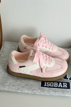 Versatile White Sneakers for Women, Ugly-Cute Thick-Soled Training Shoes, Breathable Casual Sports Footwear, Y2K Style