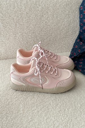 Versatile Women's Training Sneakers - Breathable Soft Sole White Sneakers for Summer 2025 - Trendy Skate Shoes