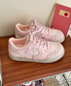 Versatile Women's Training Sneakers - Breathable Soft Sole White Sneakers for Summer 2025 - Trendy Skate Shoes