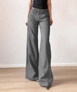 Vintage 80s Low Waist Straight Leg Jeans for Women â€“ Retro West Coast Workwear Style for Trendy Hot Girls