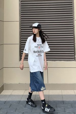 Vintage American Campus Short Sleeve T-Shirt for Couples - Unisex Heavyweight Pure Cotton, Loose Fit, High Street Trend